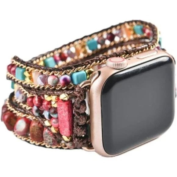 Apple Multicolor Beaded Band - Picture 2 of 4